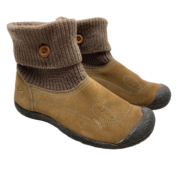 Keen Shay Genuine Leather Ribbed Knit 